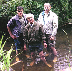 Wading in the 
healing stream