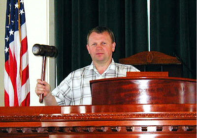 Palkin at the rostrum